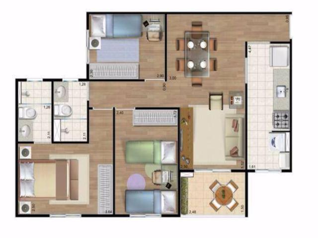 #23 - Apartamento para Venda em Taubaté - SP - 2